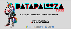 Capacitación UC presente en Datapalooza 2025 con tres talleres